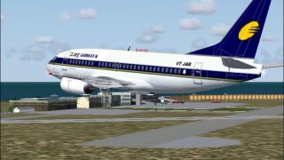 Screenshot 1 — Jet Airways Boeing 737-500