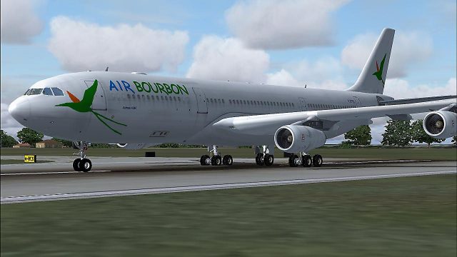 Screenshot 1 — Air Bourbon Airbus A340-200 F-OITN