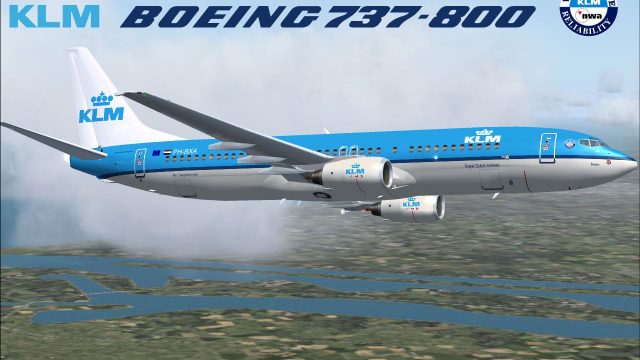 Screenshot 1 — KH KLM Boeing 737-800