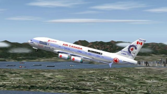 Screenshot 1 — Air Canada Airbus A380