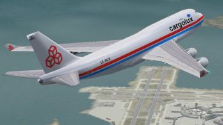 Screenshot 1 — Cargolux Boeing 747-400F LX-RCV
