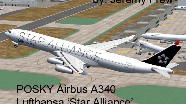 Screenshot 1 — Lufthansa Airbus A340-300