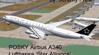 Screenshot 1 — Lufthansa Airbus A340-300