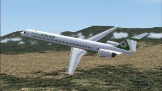 Screenshot 1 — Eva Air McDonnell Douglas MD-90-30 B17916