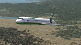 Screenshot 2 — Eva Air McDonnell Douglas MD-90-30 B17916
