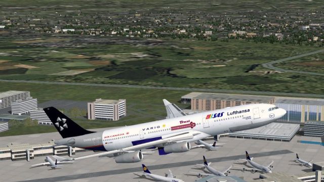 Screenshot 1 — Lufthansa Star Alliance A340-200