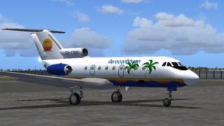 Screenshot 1 — Aerocaribbean Yak-40