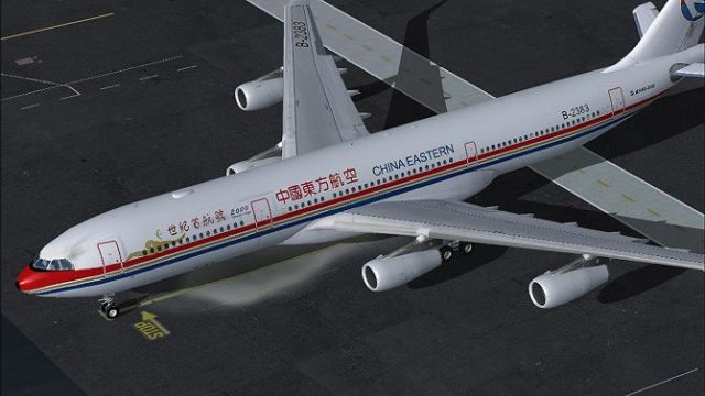 Screenshot 1 — China Eastern Airlines A340-300