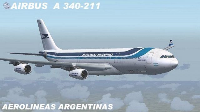 Screenshot 1 — Aerolineas Argentinas Airbus A340-211 (OC)