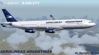 Screenshot 1 — Aerolineas Argentinas Airbus A340-211 (NC)