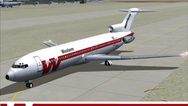 Screenshot 1 — Western Airlines Boeing 727-200