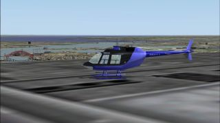 Screenshot 3 — Bell 206 Blue/Black Textures