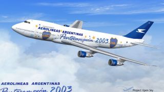 Screenshot 1 — Aerolineas Argentineas Boeing 747-200 LV-OOZ