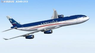 Screenshot 1 — Lan Chile Airbus A340-313 CC-CQC