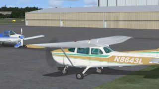 Screenshot 2 — Tan And White Cessna 172 N8643L