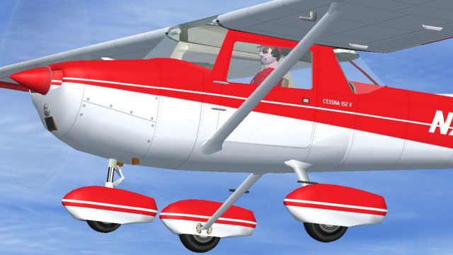 Screenshot 1 — Red And White Cessna 152