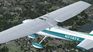 Screenshot 1 — Blue And White Cessna 152