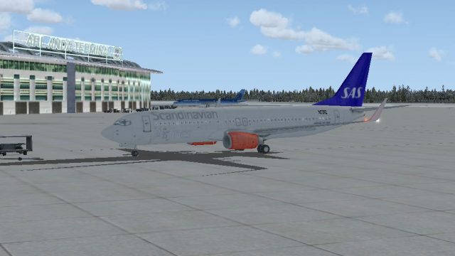 Screenshot 1 — Boeing 737-800 SAS Textures