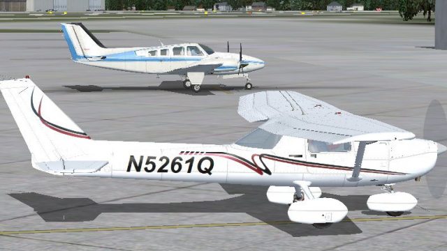 Screenshot 1 — Fravin Cessna 150 Repaint