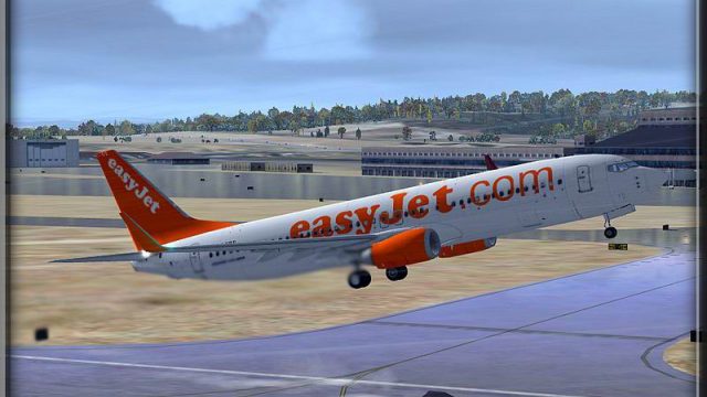 Screenshot 1 — Boeing 737-800 Easyjet Textures