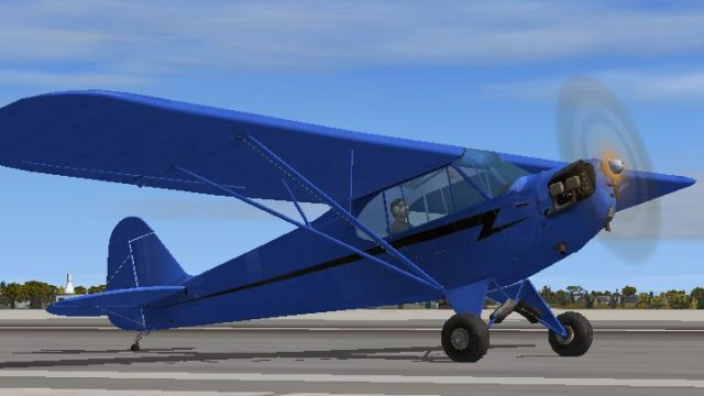 Screenshot 1 — Green And Blue Piper Cub