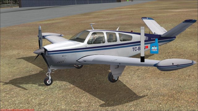 Screenshot 1 — Carenado Beechcraft V35B Bonanza Damage Mod