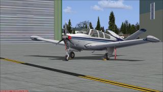 Screenshot 1 — Carenado Beechcraft V35B Bonanza Damage Mod V1.0