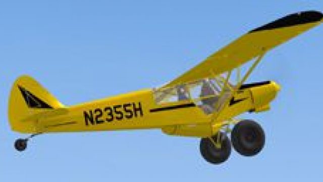 Screenshot 1 — Piper Super Cub Ultra Yellow N2355H