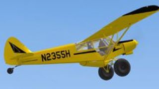 Screenshot 1 — Piper Super Cub Ultra Yellow N2355H