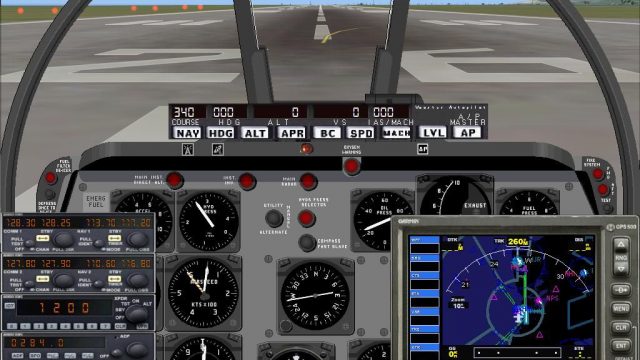 Screenshot 1 — F-86 Sabre Panel