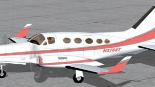 Screenshot 3 — Pink/Gray/White Cessna 414 Chancellor