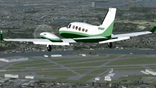Screenshot 1 — Green/White Cessna 414 Chancellor