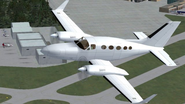 Screenshot 1 — Blank Cessna 414 Chancellor