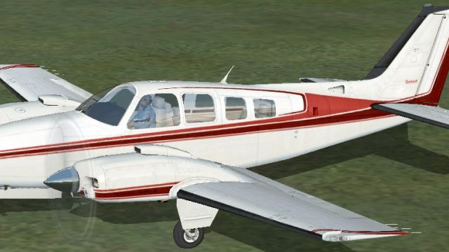 Screenshot 1 — Beechcraft 58 Baron Tire Fix