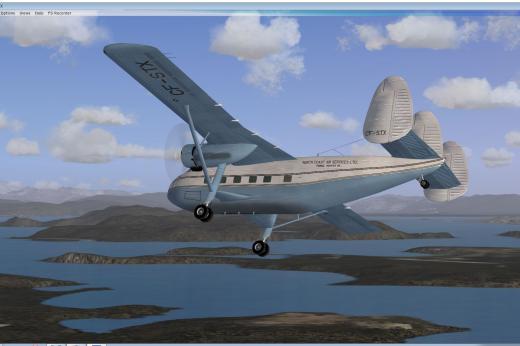 Swissair Scottish Twin Pioneer for FS2004