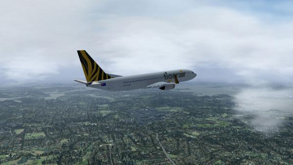 FlightGear free open-source flight simulator screenshot