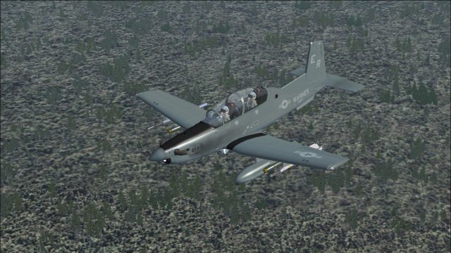 Screenshot 1 — USMC VMO-1 OT-6B Texan II