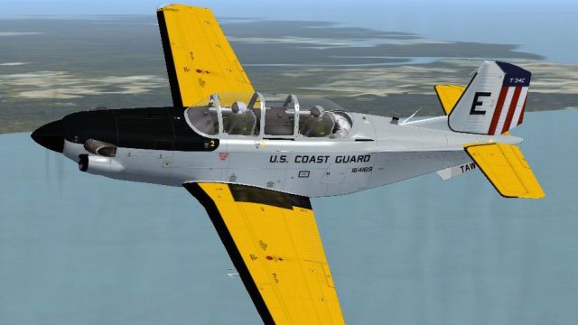 Screenshot 1 — USCG T-34C Anniversary Scheme