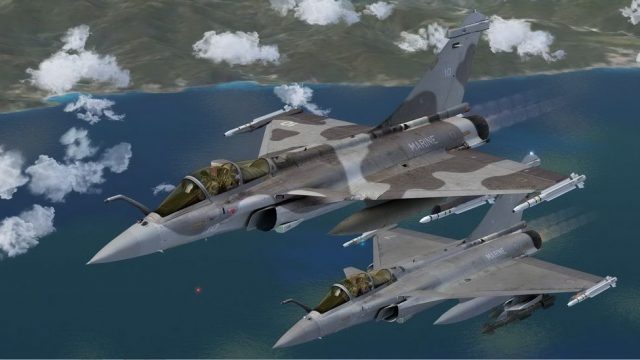 Screenshot 1 — Dassault Rafale Grey Camo