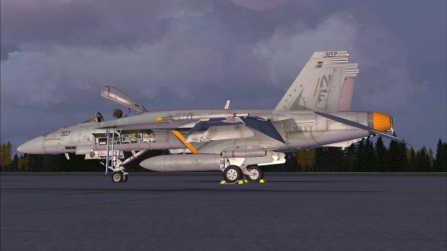 Screenshot 1 — US Navy F/A-18E Superbug