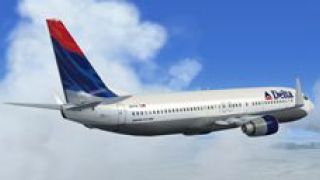 Screenshot 3 — Boeing 737-800 Delta Textures