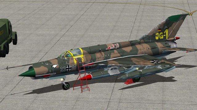 Screenshot 1 — West Germany Air Force MiG-21MF