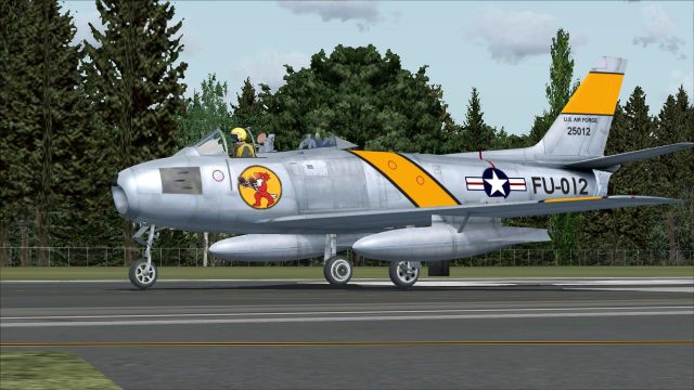 Screenshot 1 — The Chino Kid's F-86 Sabre Jet