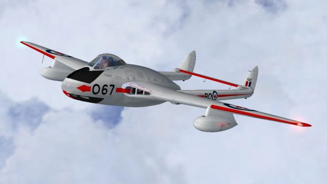 Screenshot 1 — RCAF DeHavilland Vampire F.3
