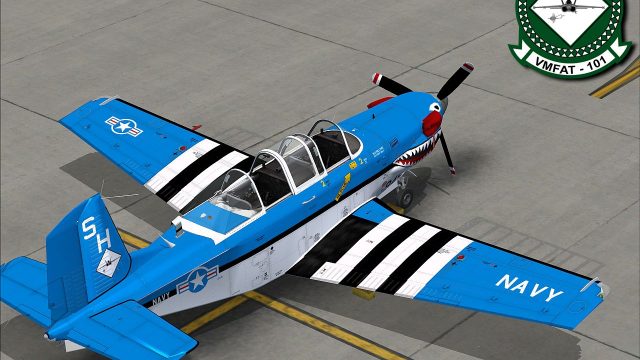 Screenshot 1 — Beech T-34C Turbo Mentor VMFAT-101
