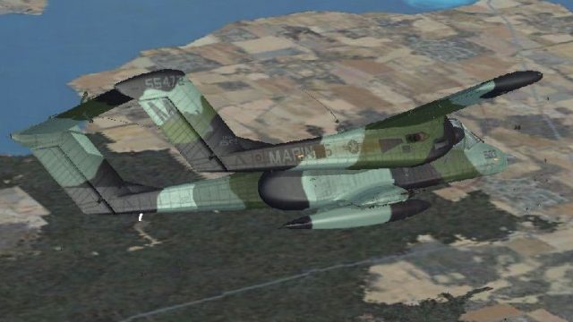 Screenshot 1 — USMC OV-10 Bronco Texture Fixes