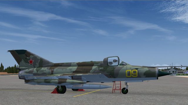 Screenshot 1 — MiG-21 Soviet Yellow 09
