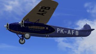 Screenshot 4 — KNILM Fokker F.VIIb/3m PK-AFB Textures only