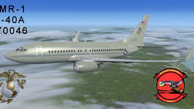Screenshot 1 — USMC C-40A VMR-1
