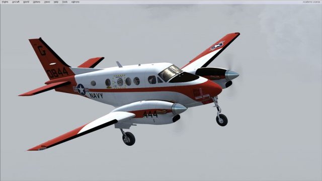 Screenshot 1 — RRS1 US Navy Beechcraft T-44A Pegasus